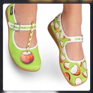 Chocolaticas Coconut Mary Jane Flats Pre-Loved size 6